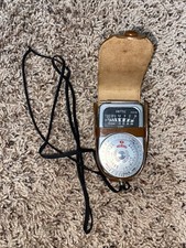 VINTAGE UNITTIC OCEAN HYPER VII LIGHT METER LEATHER CASE electric exposure