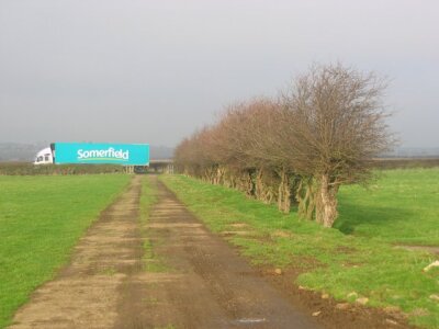 Photo 6x4 Airbase road, West Fenton Gullane Concrete road that once serve c2006