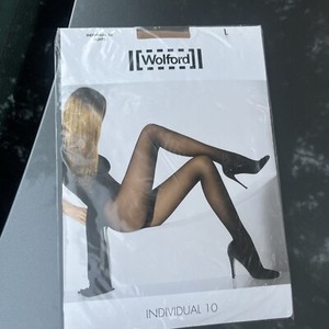 Wolford - Collant nero con cucitura posteriore 10 den 18563