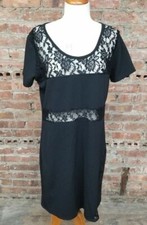 NWT Ladies HBGB Black Dress w Floral Lace Plus Size 3XL NEW PRETTY