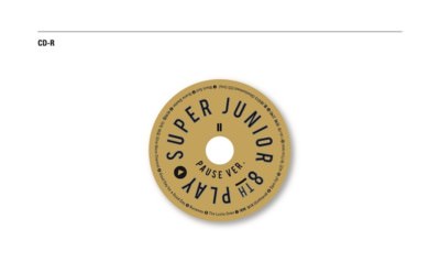 K-POP SUPER JUNIOR 8th Album PLAY Pause Ver. CD + Booklet + Letter