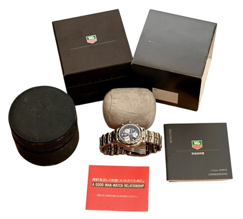 NOS Tag Heuer 41mm Vintage 6000 Series Limited Edition Hakkinen B+P Watch CH1114 - 第 2/11 張圖片