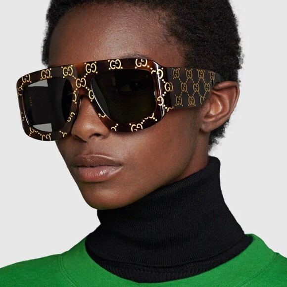 Gucci 2020SS チェック柄 チュニック マルチカラー 46 GUCCI 【グッチ】Gucci 14年 フローラ シルク ブラウス シャツ