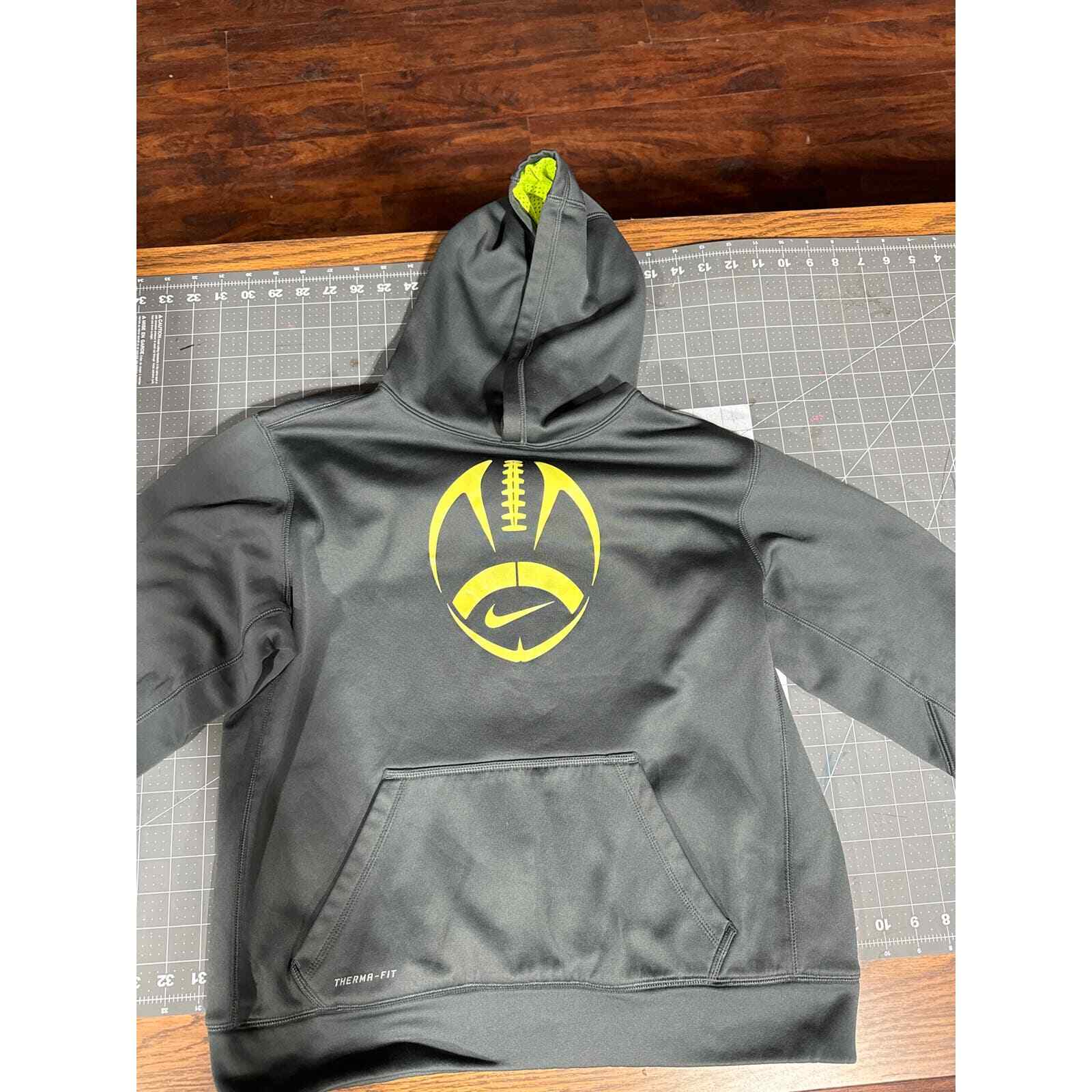 SACAI X NIKE Nike pullover felpa con cappuccio ragazzo taglia xl therma fit grigio