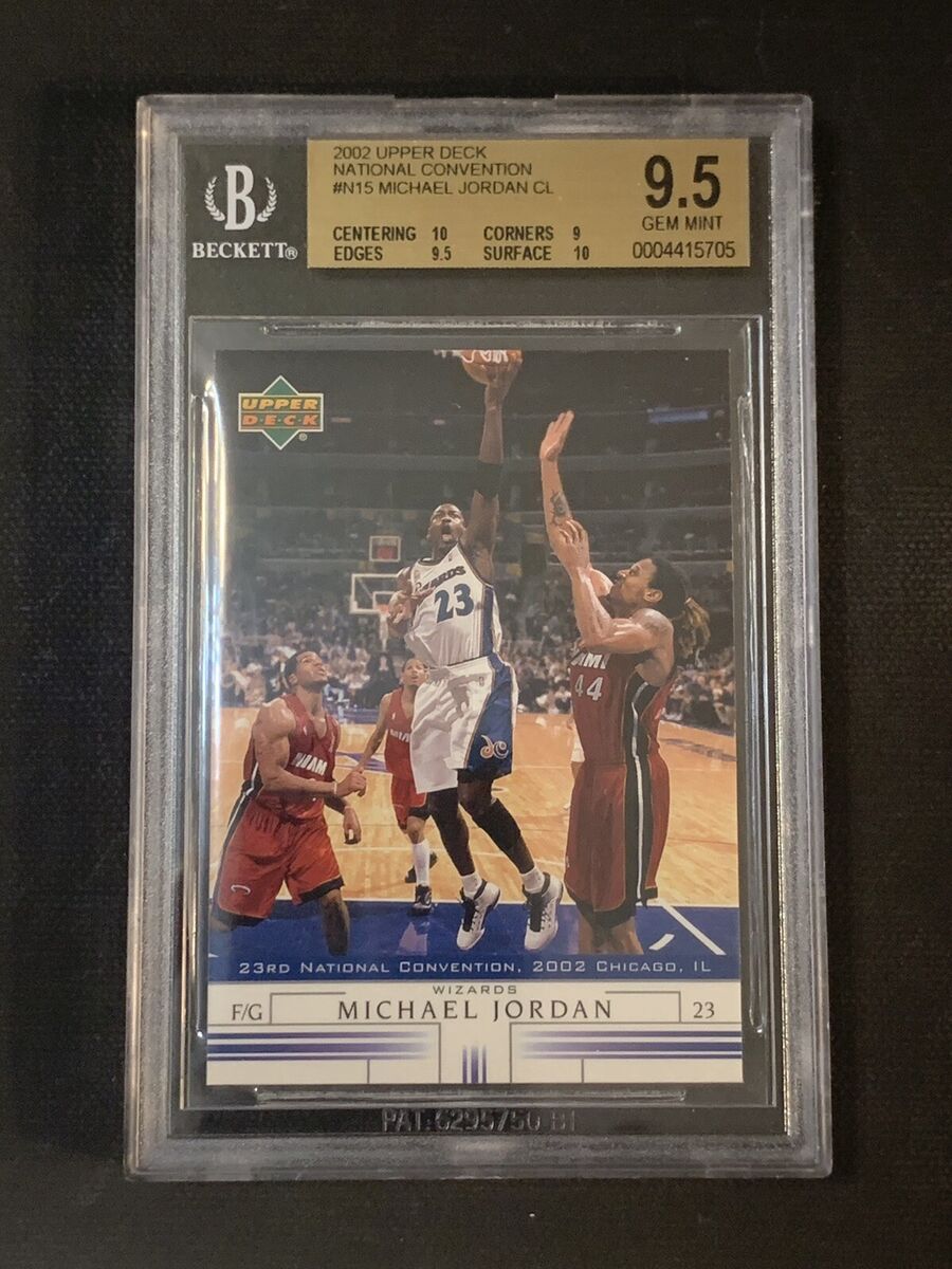 Michael Jordan 2002 UD National Convention #N15 BGS 9.5 Michael Jordan 2002 UD National Convention #N15 BGS 9.5