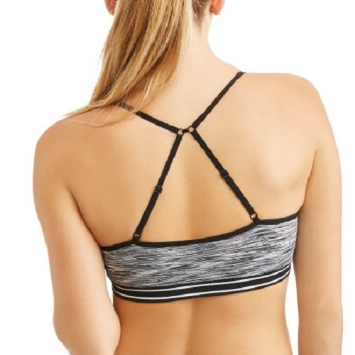 Bra, Cami Bra, No Boundaries Women's Seamless Cami Bra or Strappy Cami X-Large - Picture 3 of 9