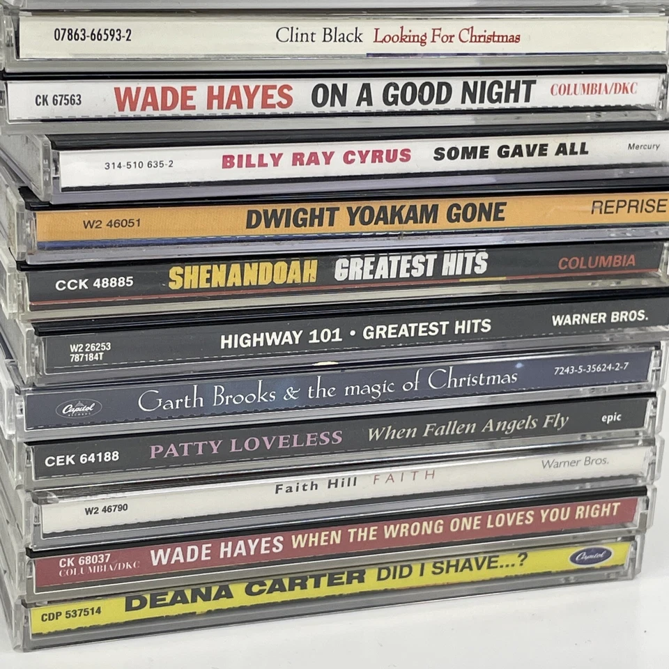 1990’s 30 CD Country Music Lot: Incl Deana Carter, Garth Brooks,Imports,Rarities - Image 2 of 4