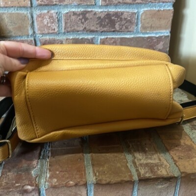 Steve Madden Mustard Yellow BTampa Logo Square Embossed  display picture 1