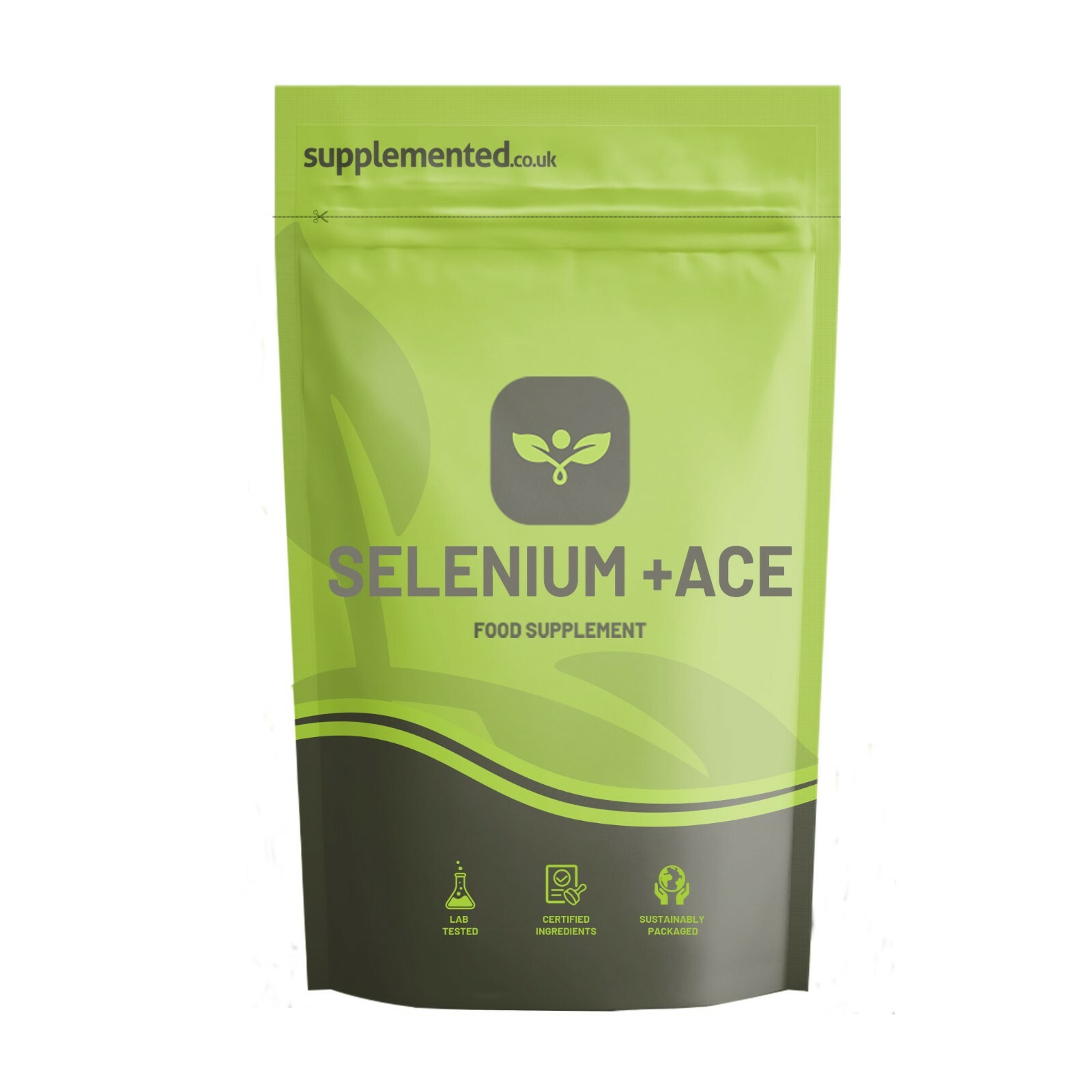 Selenium 200mg + ACE180 Tablets Vegan Supplement Immune System, Hair, Nails