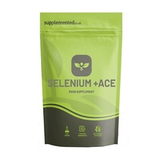 Selenium 200mg + ACE180 Tablets Vegan Supplement Immune System, Hair, Nails