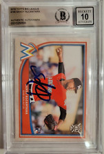 2018 TOPPS BIG LEAGUE SANDY ALCANTARA FL MARLINS RC #190 AUTO BECKETT  10 AUTO