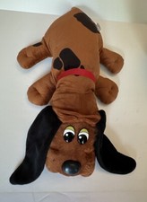 2021 Hasbro Pound Puppies Dog Plush 16  Rusty Brown Red Collar READ