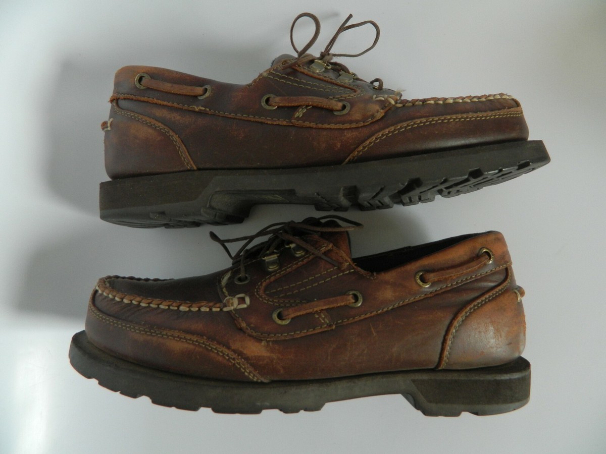 Earth Shoe Harbor Mens Brown Leather Shoes Size 9 | eBay display picture 1