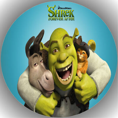 Tortenaufleger Geburtstag Party Tortenbild Fondant - Oblate Shrek P7