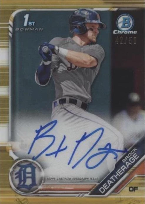 その他 Brock Deatherage Bowman Chrome Rc Auto 2019 Bowman - Brock Deatherage #CPA-BD for sale | eBay