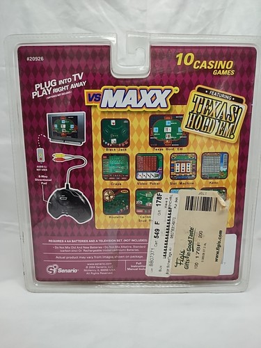 VS Maxx Casino 10 Giochi in 1 Plug In Play Texas Hold Em - Foto 5 di 9