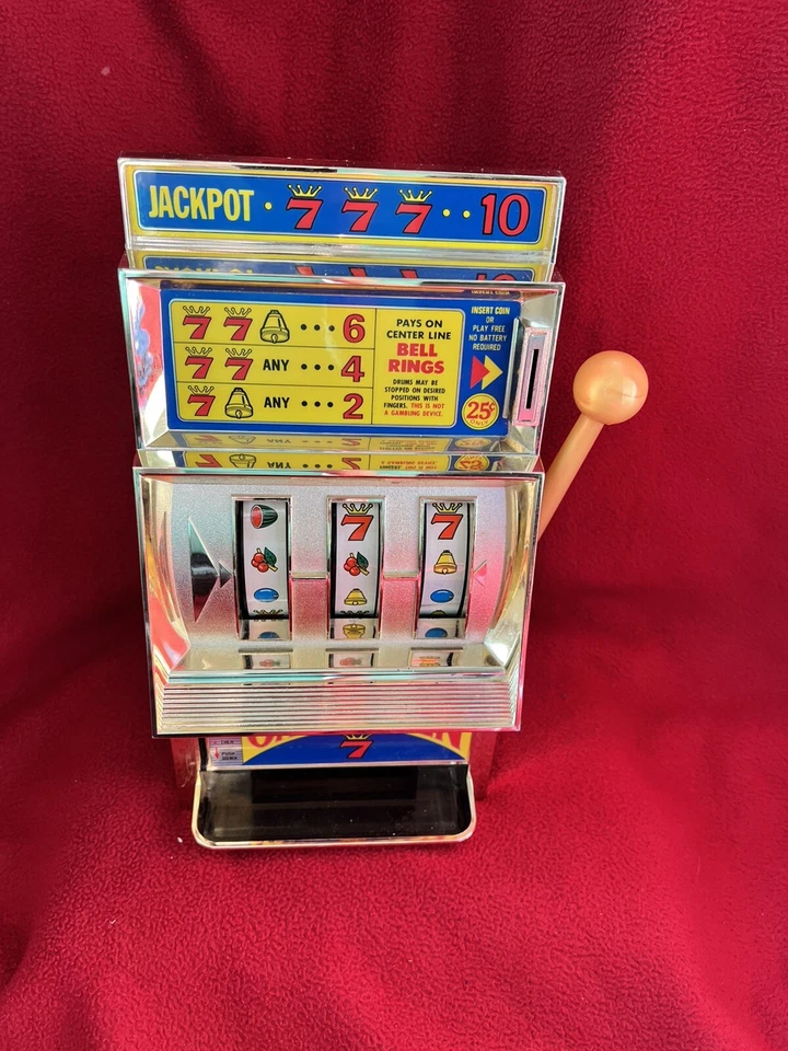 Banco de caça-níqueis vintage Waco "Jackpot Seven" - funciona! (FC12 Top T0462) - Imagem 2 de 4