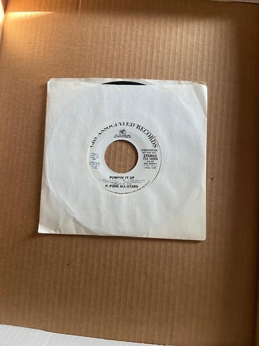 P. FUNK ALL-STARS Pumpin' it Up 45 RPM 7" Vinyl RECORD 1980s Funk Soul PROMO - Picture 2 of 2