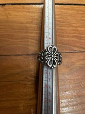 CAROLYN POLLACK RELIOS STERLING SILVER FILIGREE BOLD RING  SIZE 8