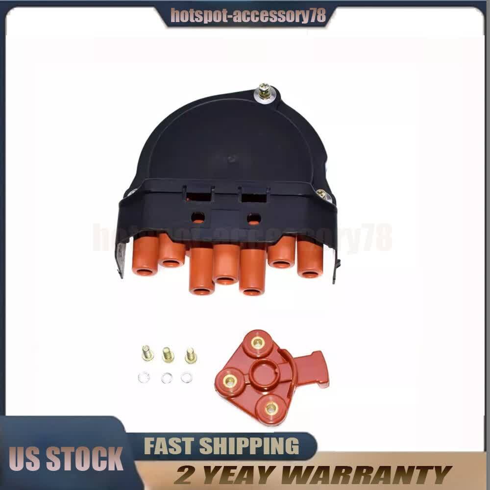 For BMW E23 E24 E28 E30 E31 E32 New Distributor Cap & Rotor 12111725070  US