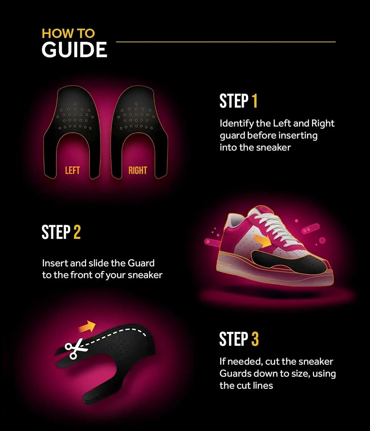 Crep Protect Memory Foam Shoe Crease Protectors - Sneaker Guards for Dunk Low, A