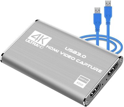 DIGITNOW! 4K Audio Video Capture Card USB 3.0 HDMI Video Capture Device Full HD