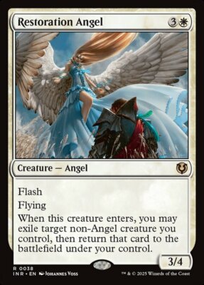 x1 Restoration Angel R MTG Innistrad Remastered M/NM, English