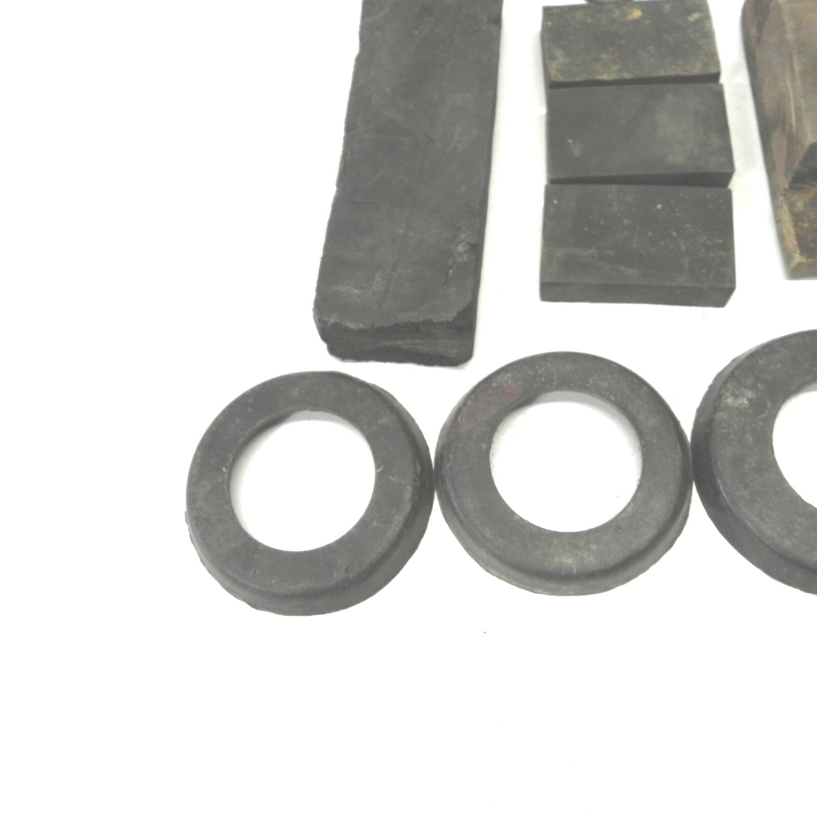 1926 ROLLS ROYCE RUBBER METAL BRACKETS LEATHER SEALS & MISC PARTS LOT VINTAGE  