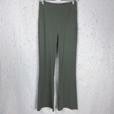 Lululemon Women's Size 8 Groove Pant Flare Nulu Grey Sage 33 Inseam