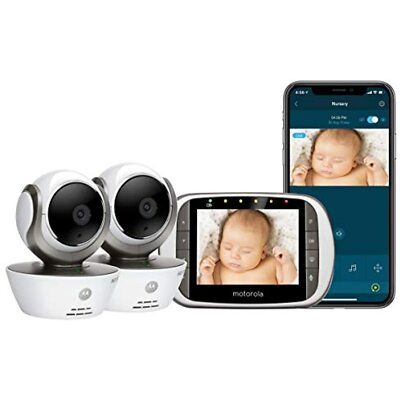 Motorola MBP853CONNECT-2 Dual Mode Baby Monitor with 3.5-Inch LCD Parent Monitor