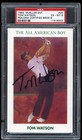 1992 Mueller Enterprises Golf's Greatest Autographed Tom Watson PSA/DNA Masters