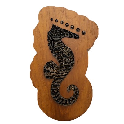 Sculptures Figurines Rainbow Seahorse Coral Metal Wall Art Decor Sculpture By Bovano W1948 Home Furniture Diy Bellafit Com Br