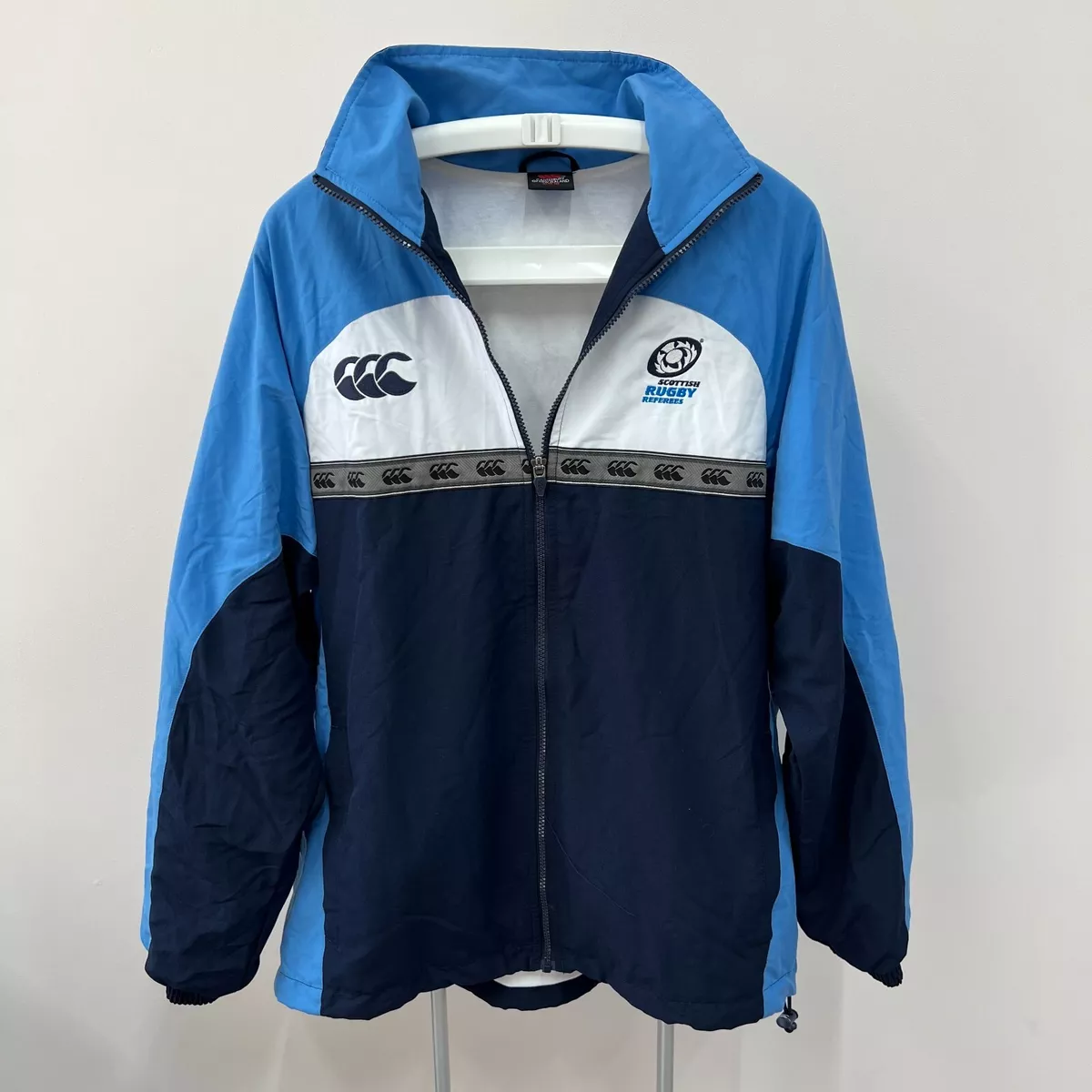 Scotland Rugby Canterbury Track Top Jacket Vtg Size M