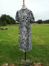 Lightweight Comfortable Black & White Print Dress KALEIDOSCOPE Plus Size 20 BNWT