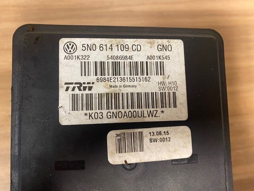 AUDI Q3 2016 TRW ABS PUMP 5N0614109CD 5N0 614 109 CD A001K322 54086984E GNO - Picture 2 of 3