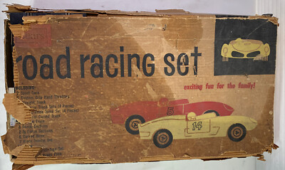 MARX Sears Vintage Road Racing Set Slot Car Track made by MARX