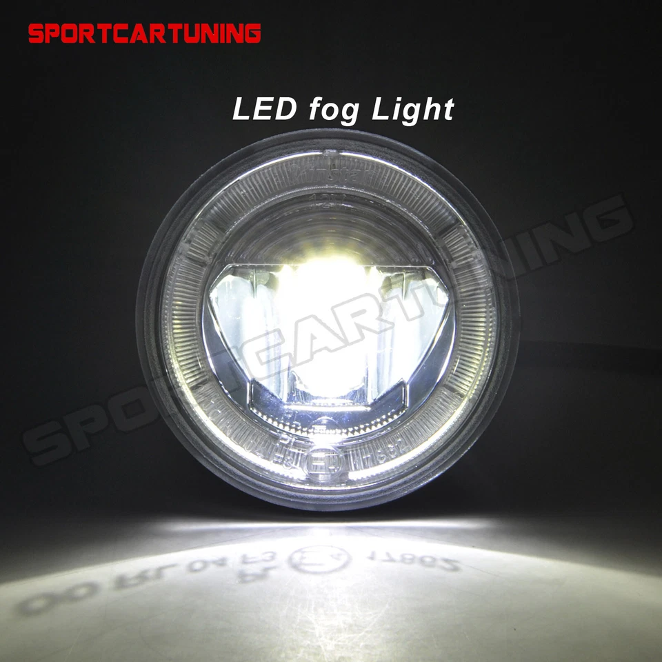 2x LED Front Fog Light+DRL Daytime Running Lamp For Toyota Echo Prius Highlander — 第 2/4 张图片
