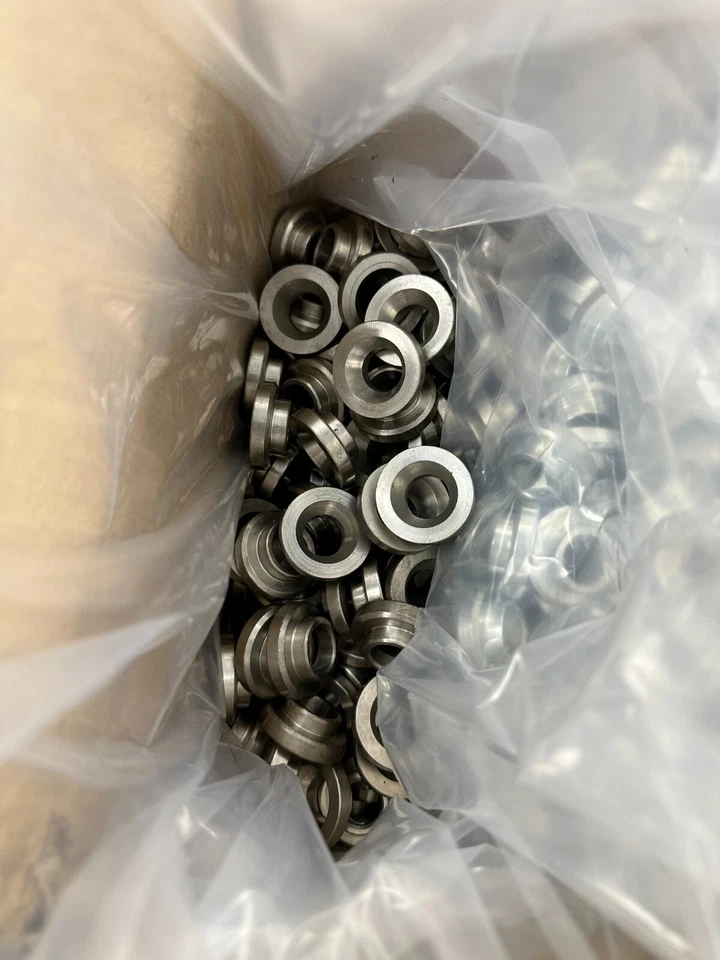 32 ARRUELA DE CONVERSÃO DE INSERÇÃO DE RODA HASTE DE AÇO INOXIDÁVEL 0,80” MAG ASSENTO BOLOTA - Imagem 3 de 3