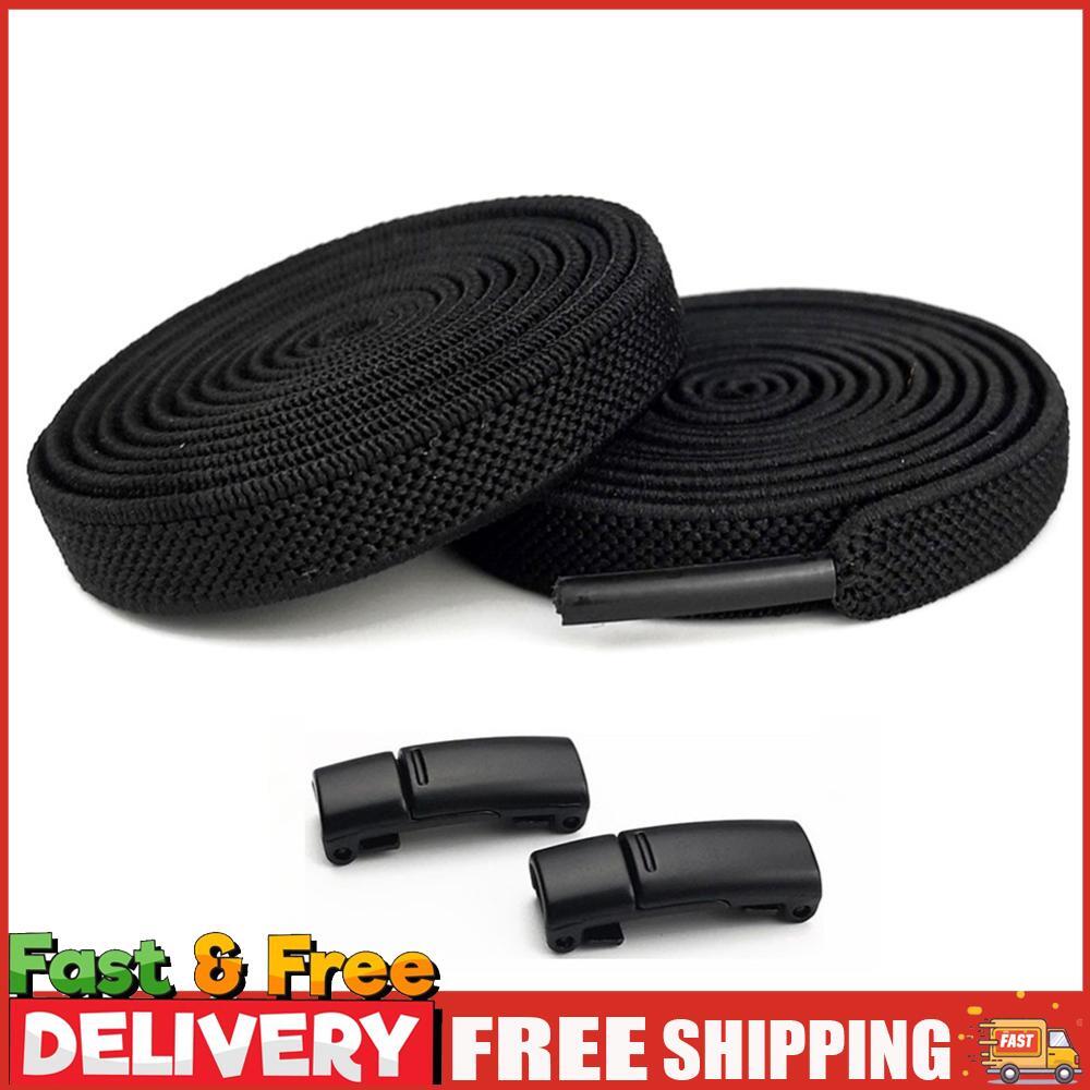 APL Lacci Elastici per Scarpe Magnetici Senza Lacci per Bambini e Adulti (Nero) ~