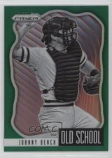 2021 Panini Prizm Old School Green Prizm Johnny Bench #OS-8 HOF 5xl