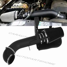 4 Inch Cold Air Intake Kit Heat Shield For 99-06 Gmcchevy V8 4.8l5.3l Black