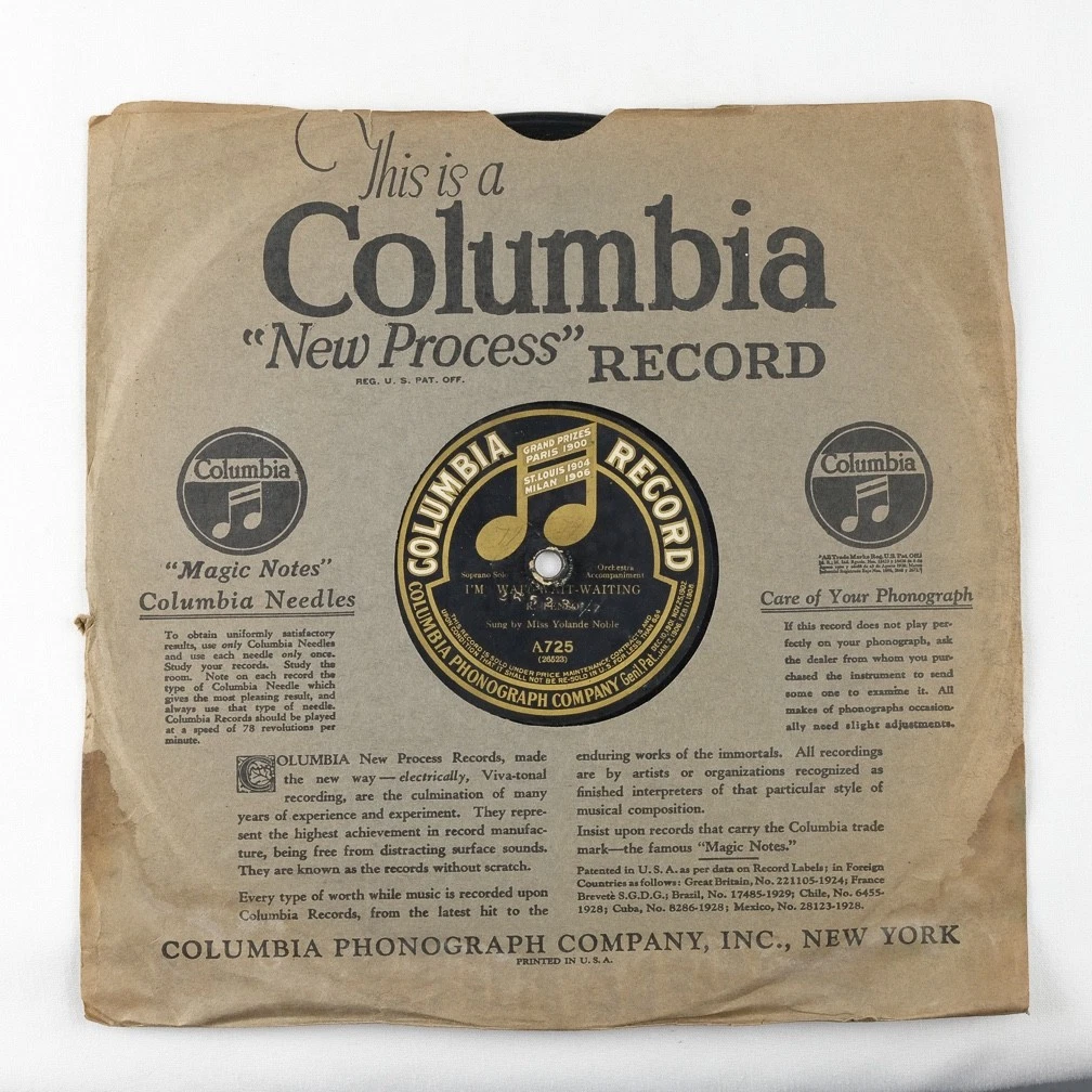 Colombia レコード Columbia 78 RPM Vinyl Records | Updated Sep 2026