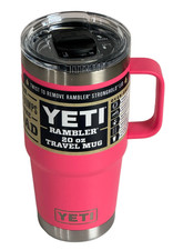 YETI Rambler Rambler Rambler aislado al vacío - rosa tropical, 20 oz