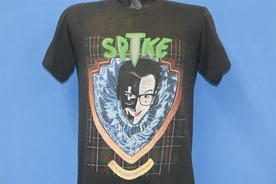 vintage 80s ELVIS COSTELLO SPIKE TOUR 1989 BELOVED ENTERTAINER t-shirt MEDIUM M