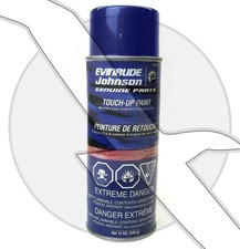 Johnson Evinrude Genuine OEM Factory Matched Can Spray Paint Blue Silver 771240