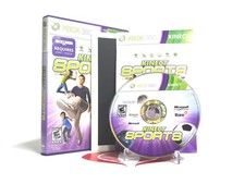 XBOX 360 KINECT SPORTS Video Game CIB Disk Instruction Manual w Case