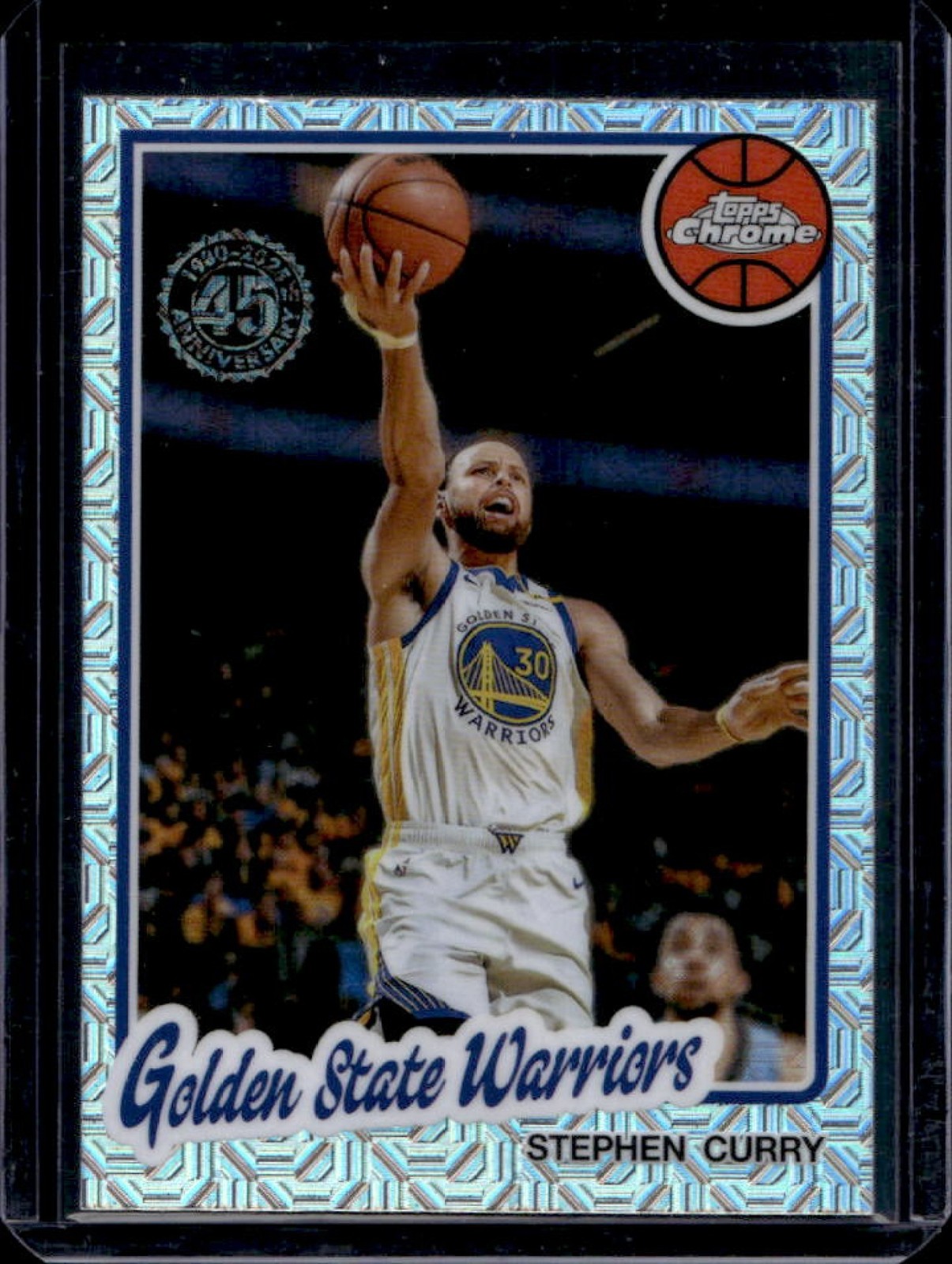 2025-26 Topps Stephen Curry 1980-81 Chrome Mojo Refractor #TC-SCU Warriors