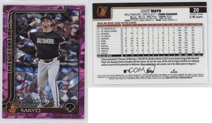 2025 Topps Series 1 Pink Diamante Foil Coby Mayo #20 Rookie RC