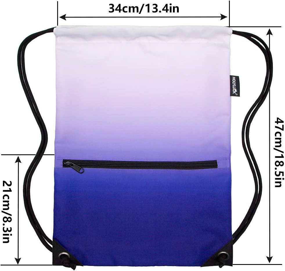 Drawstring Backpack Bag Sport Gym Sackpack