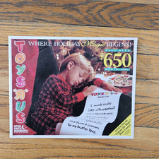 VINTAGE Toys R Us Store 1996 Newspaper Ad Catalog Super Nintendo 64, SEGA, PS1
